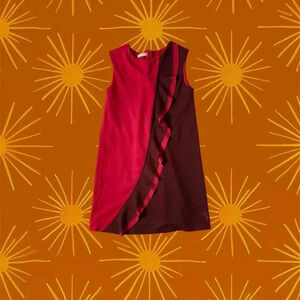 Double color trussardi jr patty dress size 14